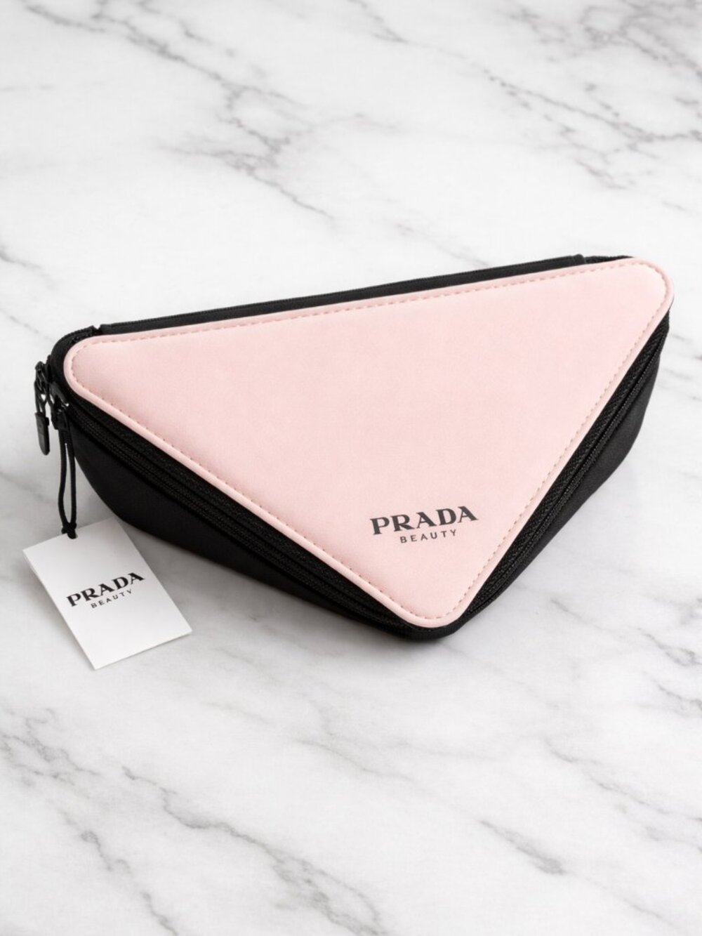 Prada Beauty Triangle-Shaped Cosmetic-Travel Case